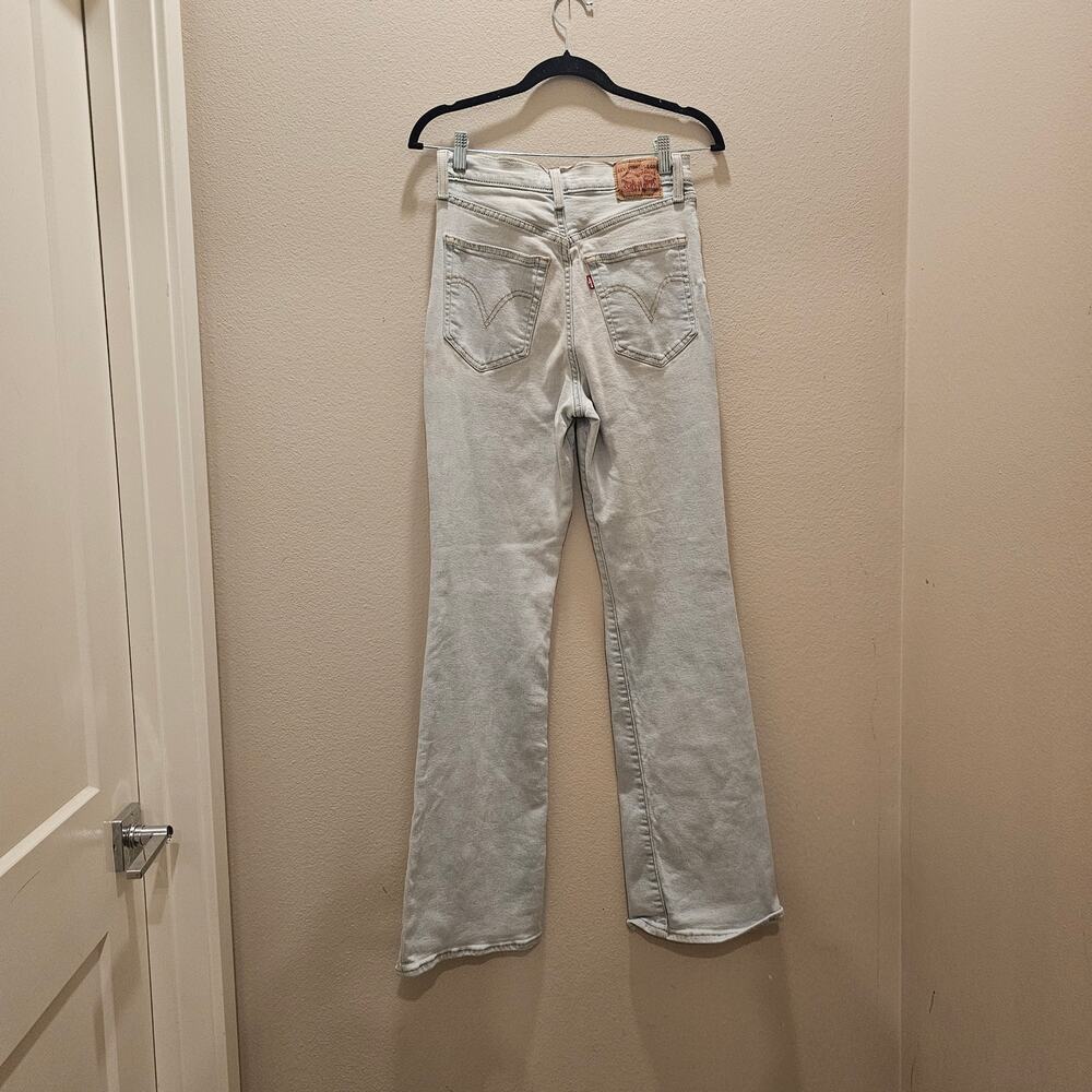 Levi's Ribcage Boot Cut High Rise Stretch Jeans Size 29 - Picture 5 of 6